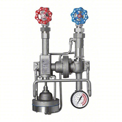 Hose Station: 3/4 in Pipe Size, FNPT x FNPT, 10 in Lg, 18 in Ht, Stainless Steel