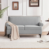 62" Vintage Couch Loveseat Sofa