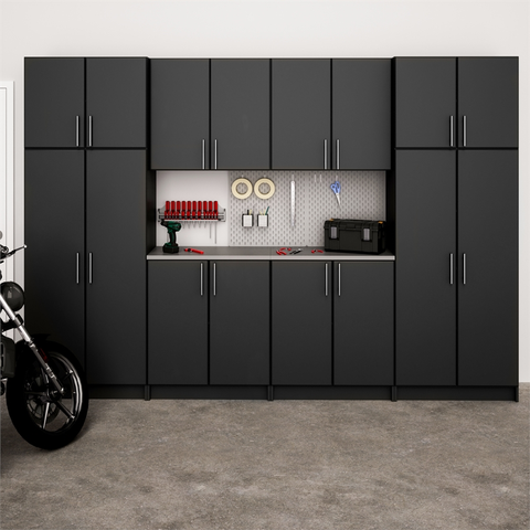 Prepac Elite Engineered Wood Storage Cabinet Set G - 8 pc
