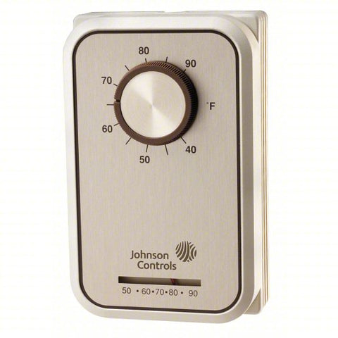Line Volt Mechanical Tstat: Electric Cooling, Analog
