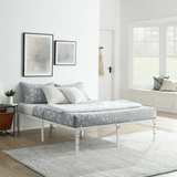 14" Heavy Duty Steel Slat Platform Bed Frame