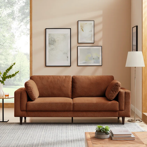 Kraz MINIMORE Modern Style 85'' Square Arm Sofa – ADVANCED
