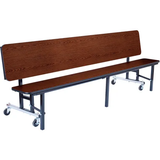 NPS® Mobile Convertible Bench Unit, MDF, 72"Lx29"W