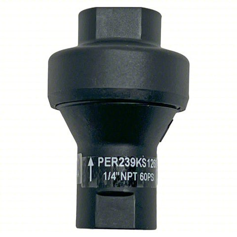 PROTECT AIR Miniature Regulator: 1/4 in Female NPT, 1/4 in Female NPT, Grivory, 39°F to 140°F