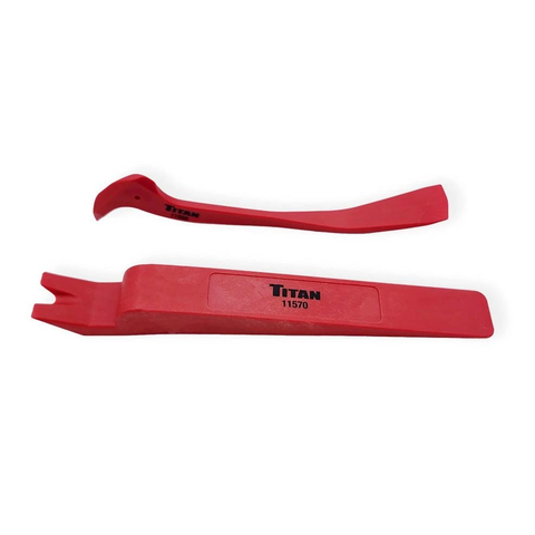Titan Tools Wedge & Pry Hook Set Car Door Panel Removal Tool 2Pc (11568)