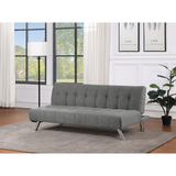 OSP OSP Sawyer Futon with Stainless Steel Legs and Tufted