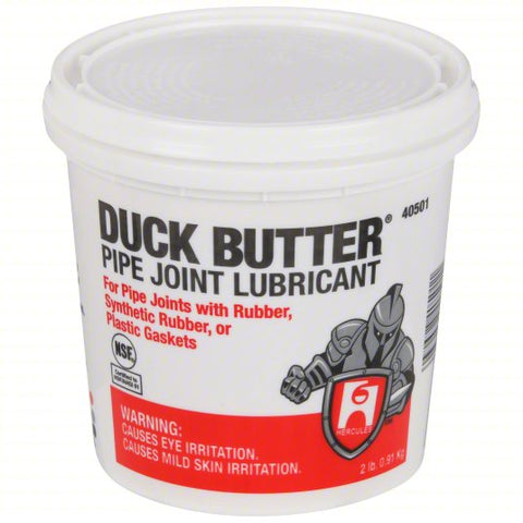 HERCULES Lubricant: Duck Butter, 2 lb, Jar, Amber