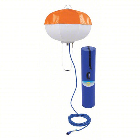 Temporary Job Site Light: LED, Corded, Balloon, 25 ft Power Cord Lg, 110V AC, Built-In