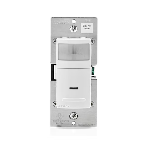 Decora Single Pole or 3-way Motion Sensor Switch White 1 pk