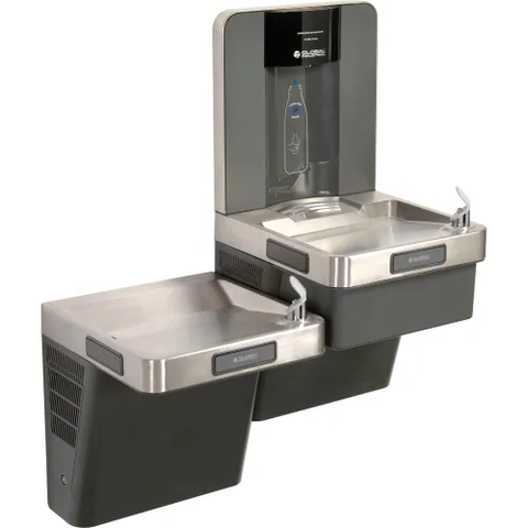 Bi-Level Refrigerated Bottle Filling Station, Filtered,