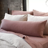 French Linen Body Pillow with Removable Sham | BOKSER HOME