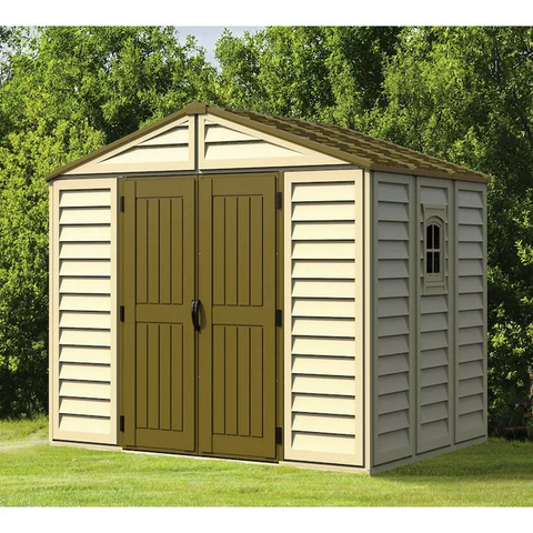 10.5 ft x 8ft Woodbridge Plus Shed w/ Foundation Kit & Window