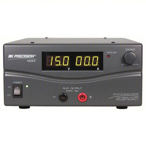 Power Supply: 15V, 60 A, 110-240V AC, 40 mVpp, 0.05% + 3mV Line Volts Regulation