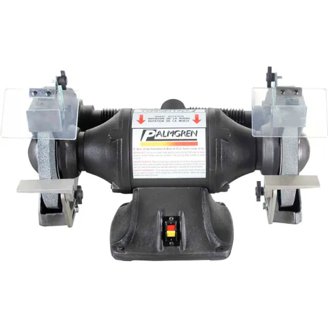 Palmgren 9682101 Bench Grinder W/Wheel Guards & Dust Collection Ports , 10" Wheel Dia