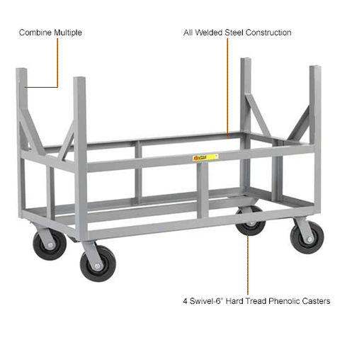 Ergo Bar Cradle Truck ERBST-2448-6PH, 24 x 48