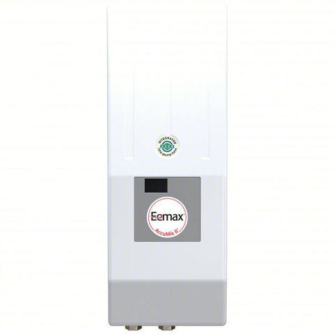 Electric Tankless Water Heater: Indoor, 3,500 W, 1.5 gpm Max. Flow Rate, 14.5 in Overall Ht