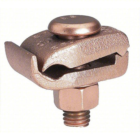 Grounding Connector: Copper, 8 to 4 AWG SOL/8 to 4 AWG STR Grounding Wire Size, 1 Grounding Wires
