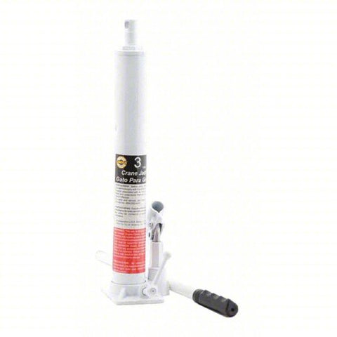 OMEGALIFT Crane Jack,3 tons: Crane Jack, 3 ton Load Capacity, White, Hydraulic