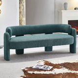 76''Modern Lounge Sofa 3 Seat Curved Sofa