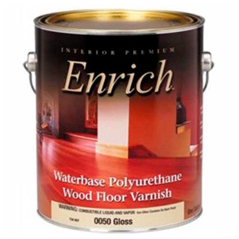 Varnish & Floor Finish, Waterbase, Satin Finish, Gallon - 542706