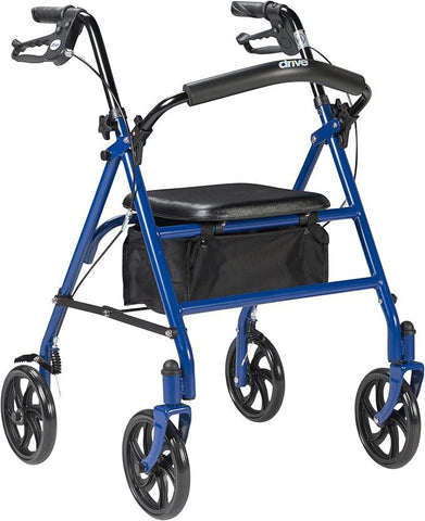 Drive Medical 10257RD-1 4 Wheel Rollator Walker With Seat
