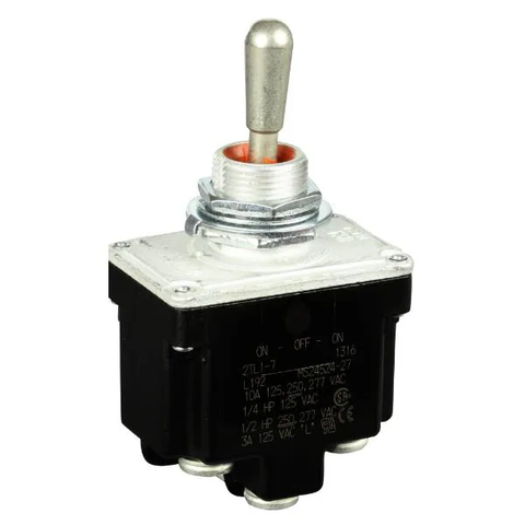 Toggle Switches DPDT (ON)-OFF-(ON) Screw Term