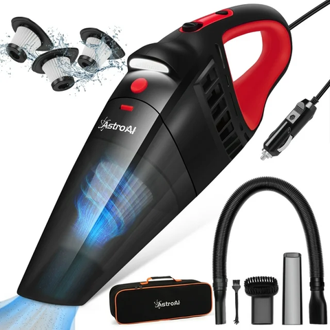 Car Vacuum Cleaner, AstroAI Portable Cyclone Handheld Vacuum