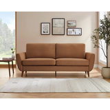 MINIMORE Modern Style 85" W 3-Seater Flared Arm Sofa