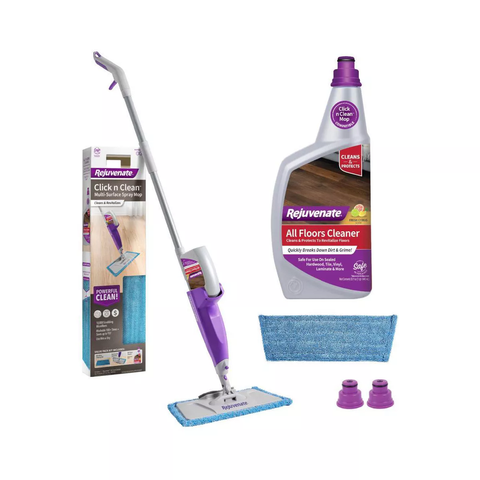 Rejuvenate Click n Clean Multi-Surface Floor Spray Mop System