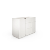 Continental Contemporary Sideboard with Smoked Glass