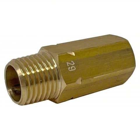 PROTECT AIR Miniature Regulator: 1/4 in Female NPT, 1/4 in Male NPT, Brass, 159 psi Max Op Pressure