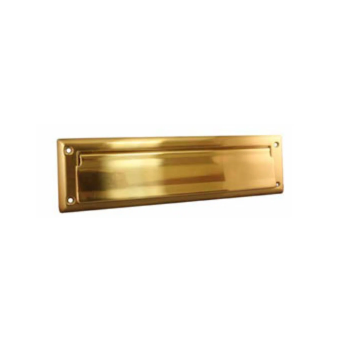 Interior Gravity Mounting Magazine Slot in Satin Brass finish