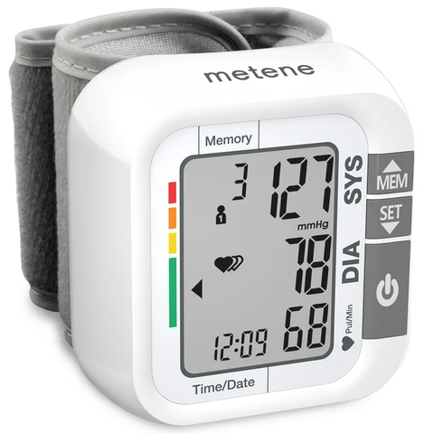Metene Wrist Blood Pressure Monitor for Home Use