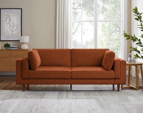 Kraz MINIMORE Modern Style 85'' Square Arm Sofa