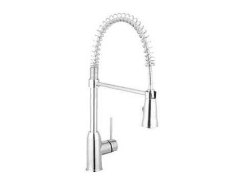 dura faucet dfnmk504sn rv coiled spring kitchen faucet brushed satin nickel