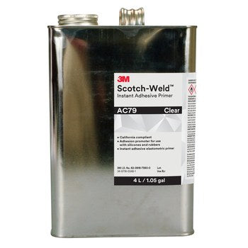 3M Scotch-Weld AC79 Adhesive Primer Clear Liquid 8 fl oz Bottle - 31389