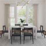 Keissy 6 - Person Pine Solid Wood Dining Set