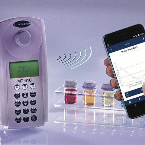 LOVIBOND Colorimeter: 430 nm_660 nm Wavelengths, 0.005 A, Liquid/Powder Packs/Tablets Reagent