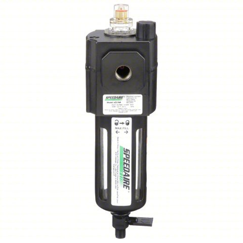 SPEEDAIRE Compressed Air Lubricator: Micro Mist, 1/4 in NPT, 60 cfm, 150 psi Max Op Pressure