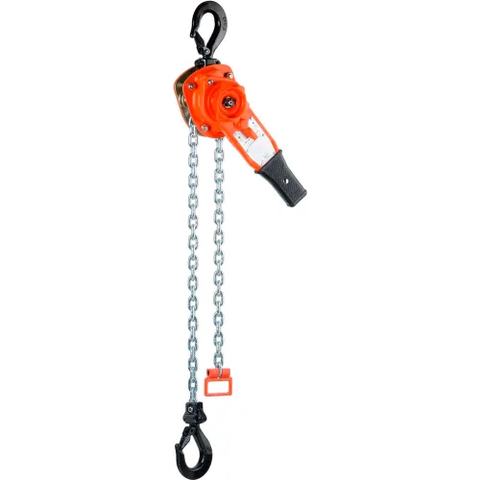 CM Series 653 Ratchet Chain Lever Hoist, 1T Capacity, 15' Lift