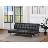 OSP OSP Sawyer Futon with Stainless Steel Legs and Tufted