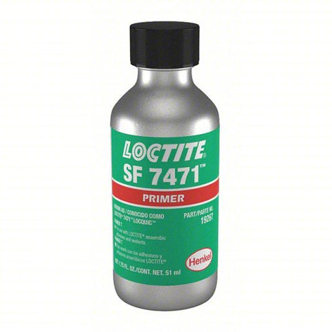 LOCTITE Primer and Activator: SF 7471, 1.75 fl oz, Bottle, Green, For Threadlocker