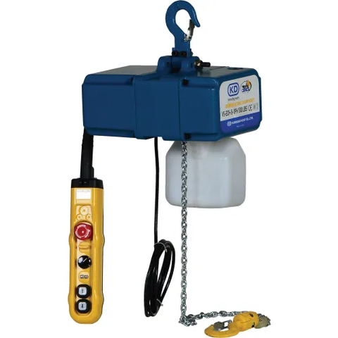1/4 Ton, Variable Speed Electric Chain Hoist, 13' Lift, 0-49 FPM, 220V