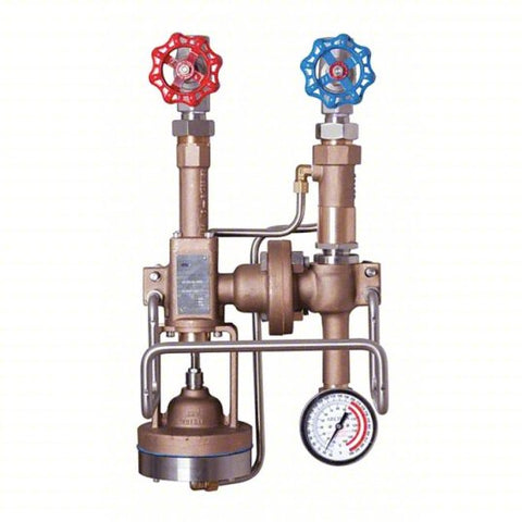 Hose Station: 3/4 in Pipe Size, FNPT x FNPT, 10 in Lg, 18 in Ht, Bronze, Bronze Finish