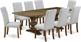 East West Furniture ALAEL5-78-05  Kitchen Table Set Includes a Rectangle Dining Table