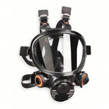 Full Face Respirator: Silicone, Bayonet, M Mask Size, Neoprene/Silicone, 7800S