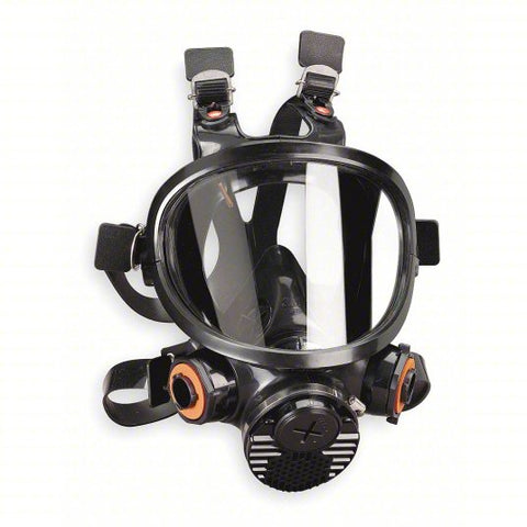 Full Face Respirator: Silicone, Bayonet, M Mask Size, Neoprene/Silicone, 7800S
