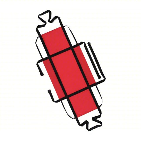 EVAC-CHAIR Rescue Sheet: 900 lb Patient Load Capacity, 75 in L x 36 in W x 1/4 in H, Fabric