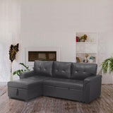 Home Imports Emporium Reversible Sleeper Sectional Sofa Storage Chaise