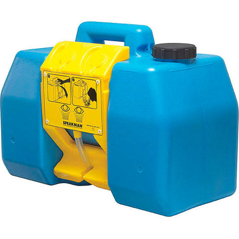 GravityFlo® Gravity Operated 9 Gallon Portable Eyewash SE-4400, Blue/Yellow